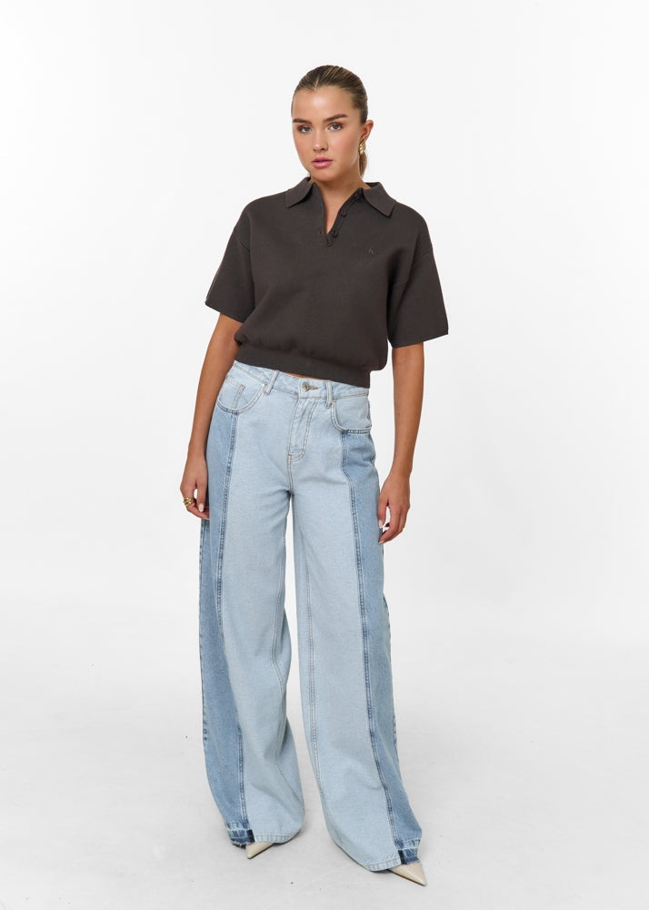 Jean Large Bicolore