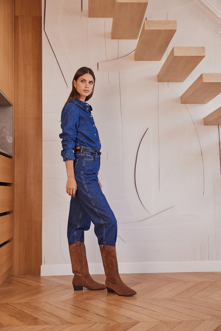 Bottes Western en Cuir
