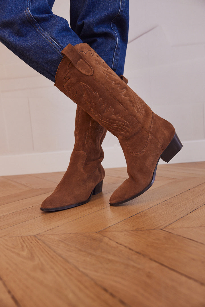 Bottes Western en Cuir