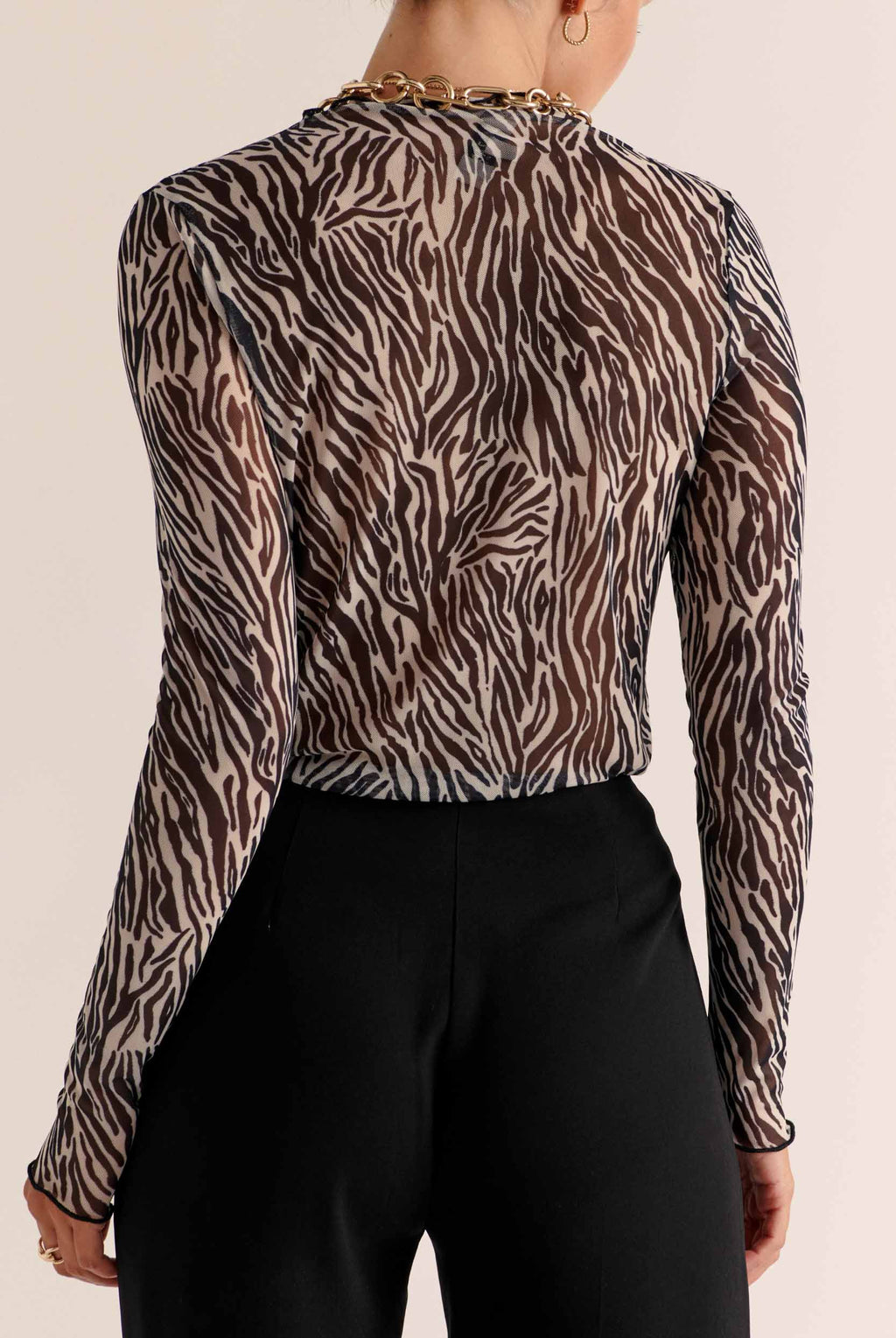 Pantalon Large Taille Haute