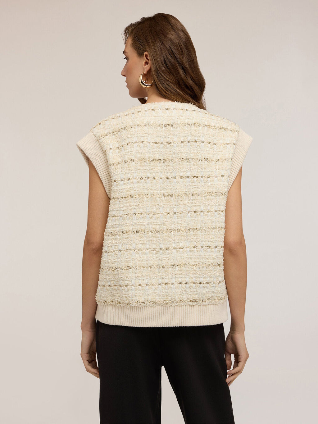 Gilet Sans Manches Texturé
