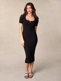 Robe Ajustée Côtelée | Moderne & Féminine | Été & Sorties Décontractées